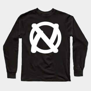 Jewish Anarchist Symbol (DIY Style) Long Sleeve T-Shirt